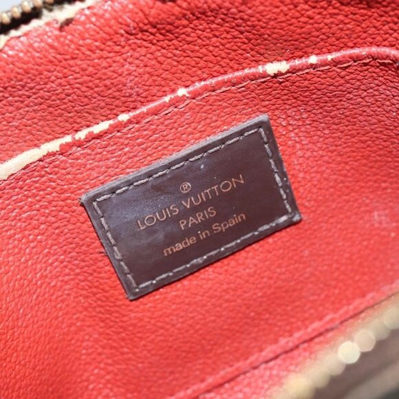 LOUIS VUITTON Damier Ebene Pochette Cosmetic PM Pouch - Picture 12 of 16